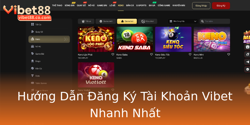 Hướng Dẫn Đăng Ký Tài Khoản Vibet Nhanh Nhất Hướng Dẫn Đăng Ký Tài Khoản Vibet Nhanh Nhất