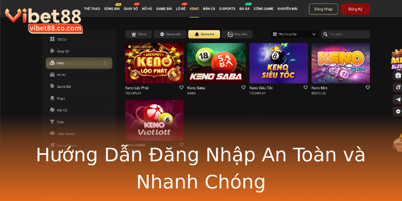 Hướng Dẫn Đăng Nhập An Toàn và Nhanh Chóng Hướng Dẫn Đăng Nhập An Toàn và Nhanh Chóng
