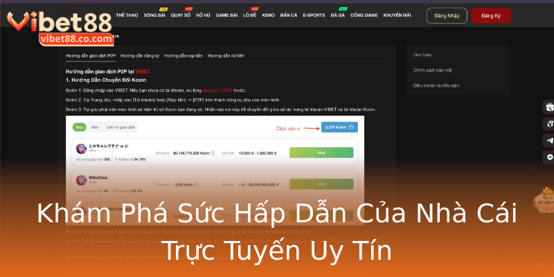 Khám Phá Sức Hấp Dẫn Của Nhà Cái Trực Tuyến Uy Tín Khám Phá Sức Hấp Dẫn Của Nhà Cái Trực Tuyến Uy Tín