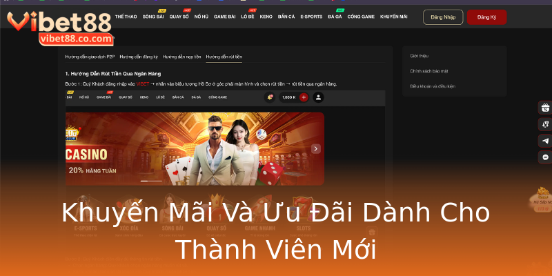 Khuyến Mãi Và Ưu Đãi Dành Cho Thành Viên Mới Khuyến Mãi Và Ưu Đãi Dành Cho Thành Viên Mới