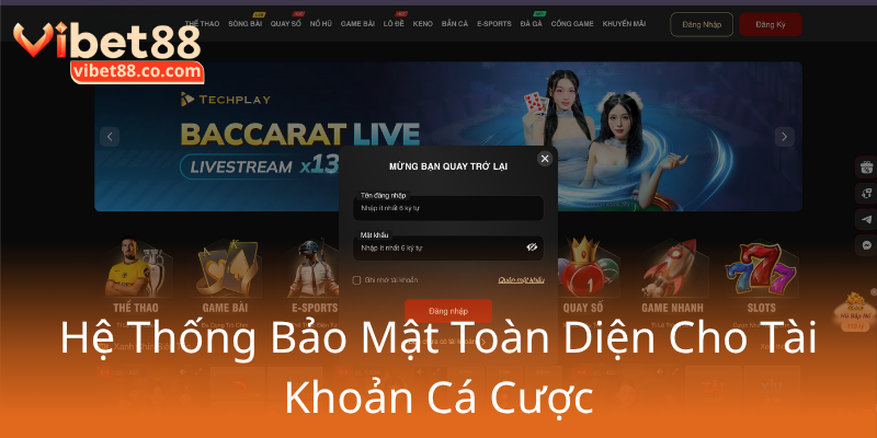 Quyền Riêng Tư Tại Nhà Cái Vibet88 - Cam Kết Bảo Vệ Thông Tin Người Chơi Chuyên Nghiệp 1 He Thong Bao Mat Toan Dien Cho Tai Khoan Ca Cuoc0